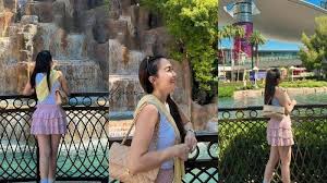 Intip Gaya Modis Ayu Ting Ting Saat Liburan ke Amerika