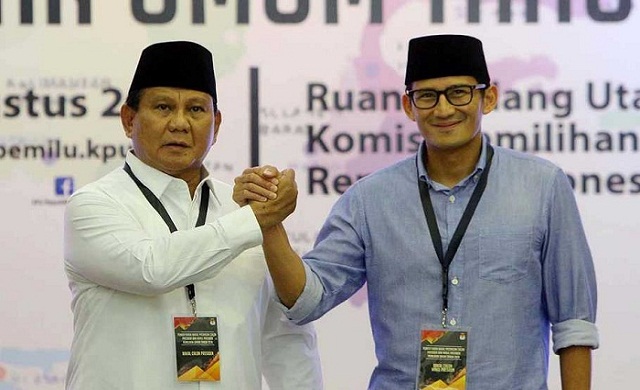 Kenali Lebih Dekat Pasangan Calon Sandi Prabowo