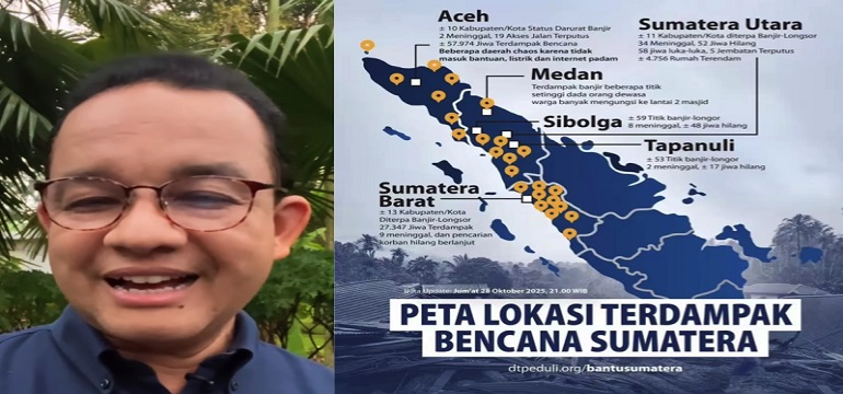 Anies Baswedan Minta Pemerintah Tetapkan Bencana Nasional demi Peran Negara Lebih Optimal