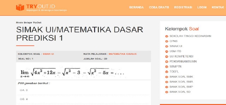 Tips Lulus Ujian Dengan Tryout.id