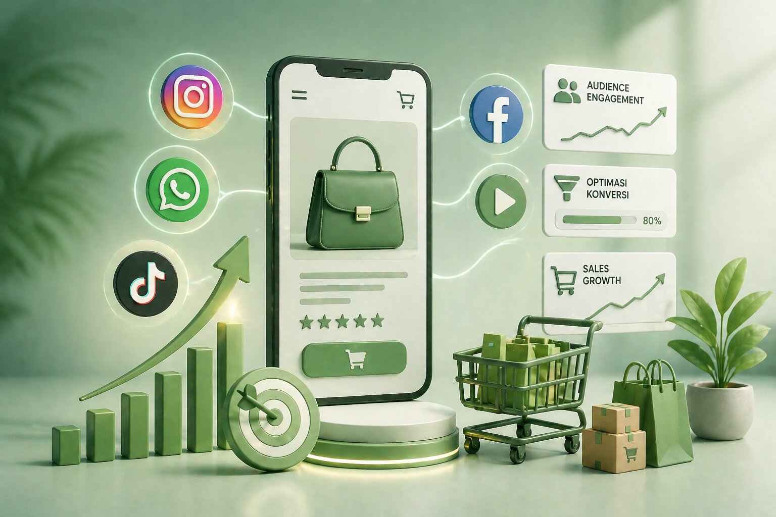 Teknik Funnel Marketing Media Sosial untuk Meningkatkan Penjualan Online Shop melalui Strategi Digital Berbasis Perilaku Konsumen