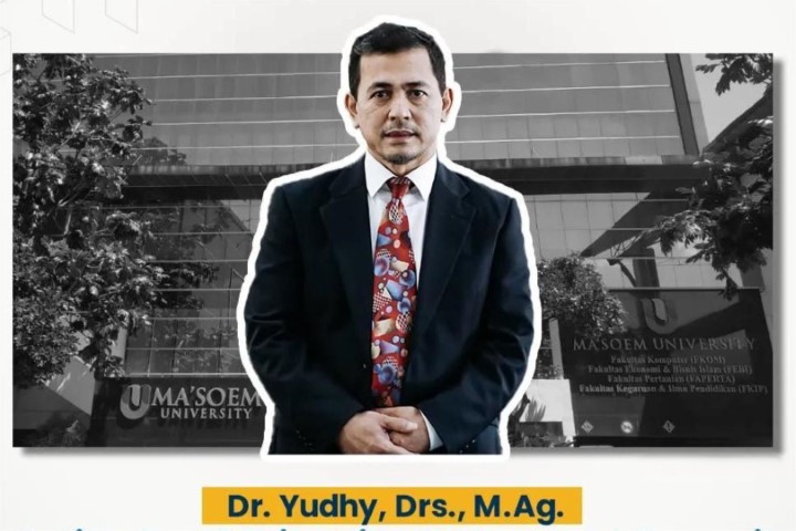 Berikut profil dosen berprestasi Al Ma'soem Dr Yudhy sosok pakar Hukum Islam dengan rekam akademik doktoral mumpuni